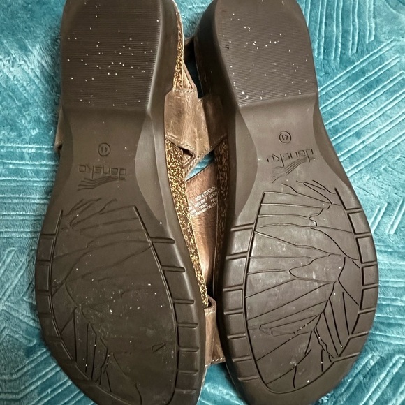 Dansko Reece Sandal for Women - Memory Foam and Cork Footbed Sz 10 Brown Leather - Picture 5 of 7